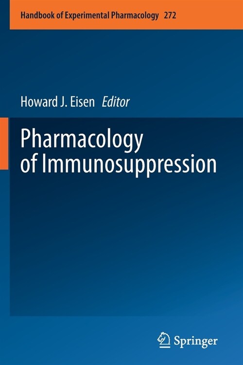 Pharmacology of Immunosuppression (Paperback, 2022)