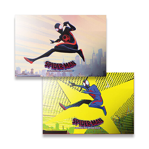 마블 스파이더맨 어크로스 더 유니버스 렌티큘러 엽서 #1 : 점프