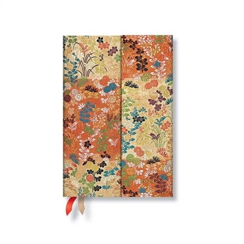 Kara-ori (Japanese Kimono) Mini 12-month Dayplanner 2024 (Hardcover)