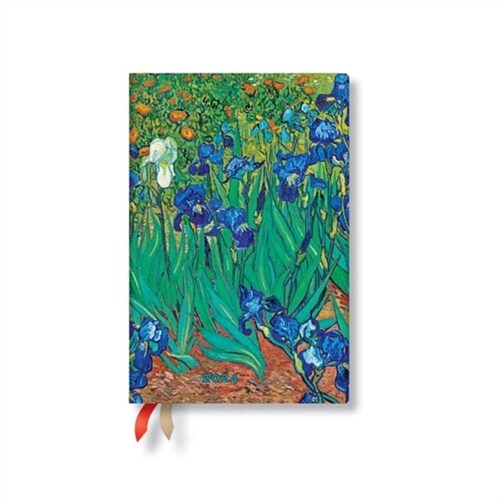 Van Goghs Irises (Van Goghs Irises) Mini 12-month Dayplanner 2024 (Hardcover)