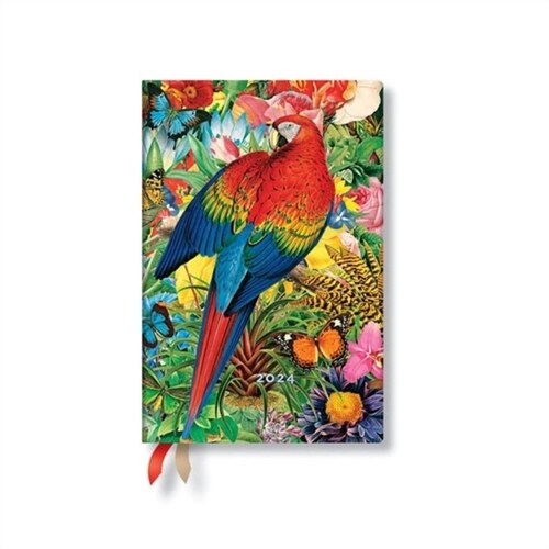 Tropical Garden (Nature Montages) Mini 12-month Day-at-a-Time Dayplanner 2024 (Hardcover)