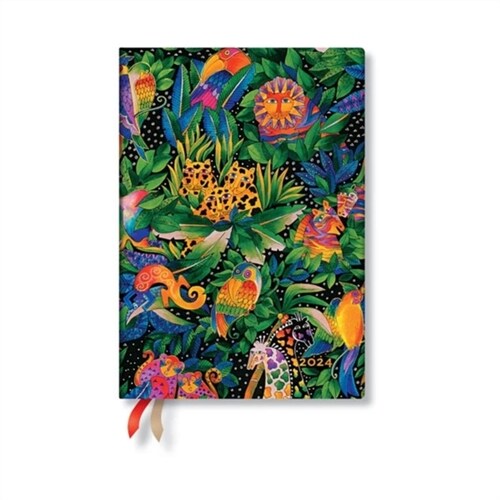 Jungle Song (Whimsical Creations) Midi 12-month Dayplanner 2024 (Hardcover)