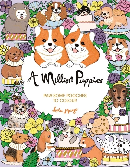 A Million Puppies : Paw-some Pooches to Colour (Paperback)