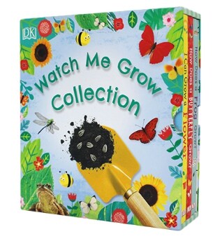 [중고] DK Watch Me Grow Collection 3 Books and Color-In Poster (Board Book 3권)