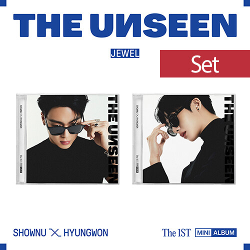 [중고] [SET] 셔누X형원 - 미니 1집 THE UNSEEN (JEWEL VER.)[SHOWNU ver. / HYUNGWON ver. 세트][한정반]