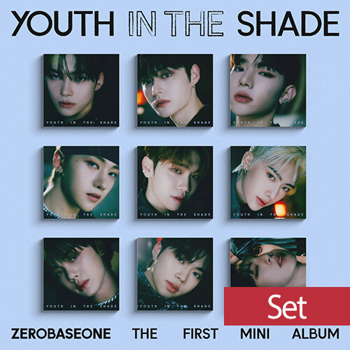 [SET] ZEROBASEONE - 1st Mini ALBUM YOUTH IN THE SHADE [Digipack VER.][9종 세트]