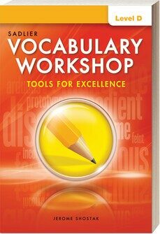 Vocabulary Workshop Tools for Excellence Student Book D (G-9) (Paperback)