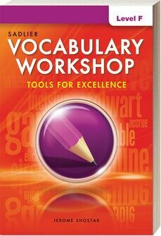 Vocabulary Workshop Tools for Excellence Student Book F (G-11) (Paperback)