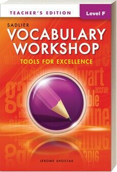Vocabulary Workshop Tools for Excellence Teachers Edition F (G-11)