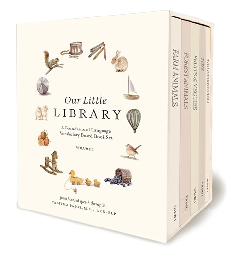 Our Little Library: A Foundational Language Vocabulary Board Book Set for Babies (Boxed Set)