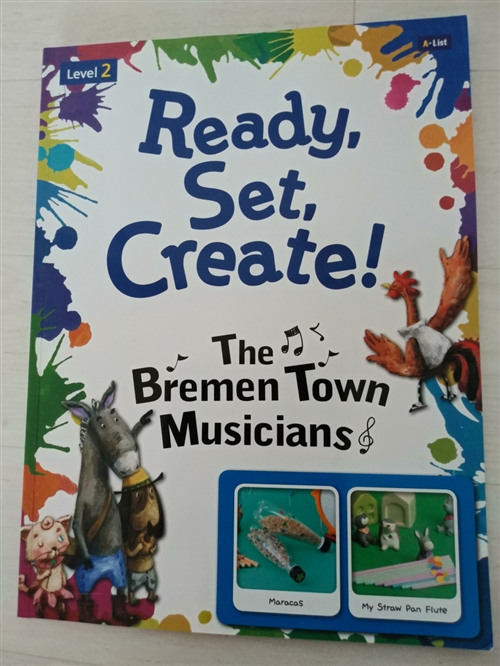 [중고] Pack-Ready, Set, Create ! 2 : The Bremen Town Musicians (SB+Multi CD+AB+Wall Chart)