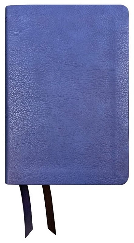 NASB Large Print Compact Bible, Blue, Leathertex, 1995 text (Imitation Leather)