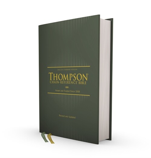 Esv, Thompson Chain-Reference Bible, Hardcover, Green, Red Letter (Hardcover)
