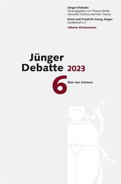 Junger Debatte: Band 6 (2023): Uber Den Schmerz (Paperback)