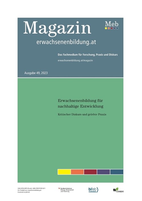 Erwachsenenbildung f? nachhaltige Entwicklung: Kritischer Diskurs und gelebte Praxis (Paperback)