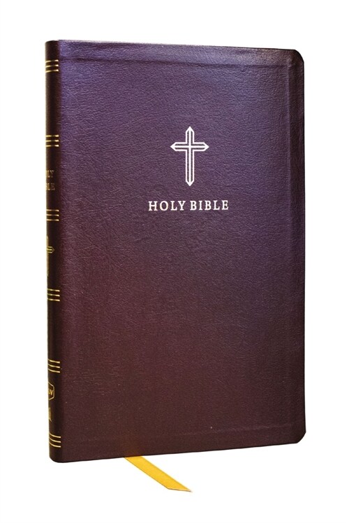 NKJV Holy Bible, Ultra Thinline, Burgundy Bonded Leather, Red Letter, Comfort Print (Bonded Leather)