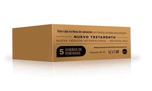 Nvi, Nuevo Testamento, Texto Revisado 2022, Tapa R?tica, Paquete Variado (50) (Paperback)