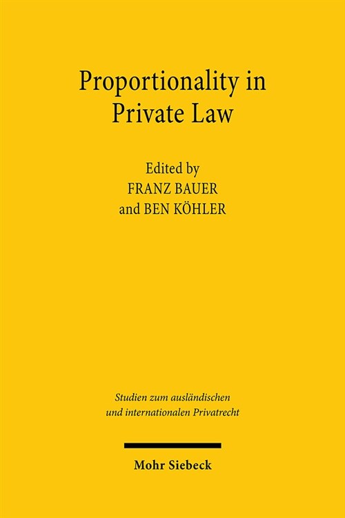 Proportionality in Private Law (Paperback)