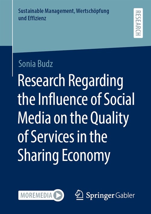 Research Regarding the Influence of Social Media on the Quality of Services in the Sharing Economy (Paperback, 2023)