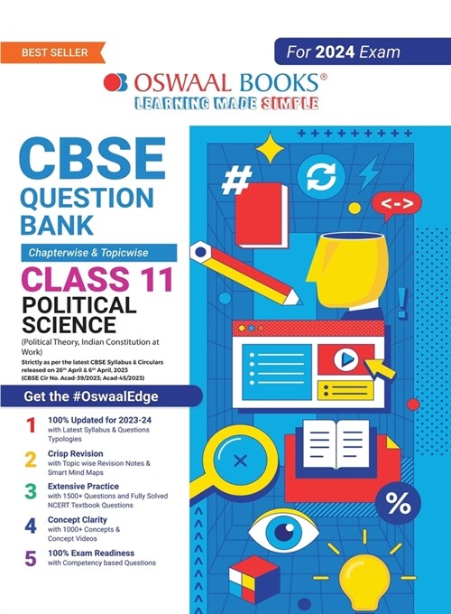 Oswaal CBSE Class 11 Political Science Question Bank (2024 Exam) (Paperback)