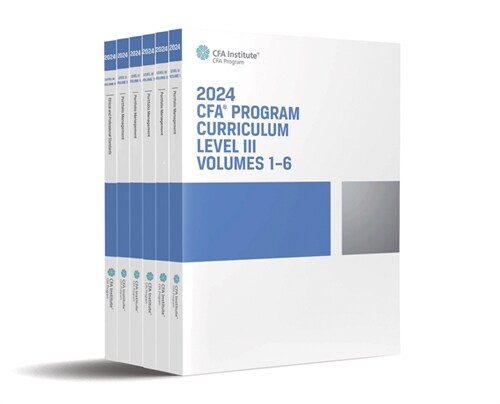 [eBook Code] 2024 CFA Program Curriculum Level III Box Set (eBook Code, 1st)