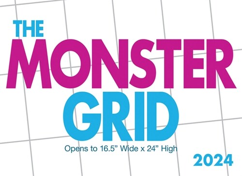Monster Grid Deluxe Calendar 2024 (Calendar)