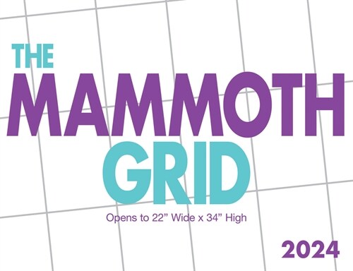 Mammoth Grid Square Wall Calendar 2024 (Calendar)