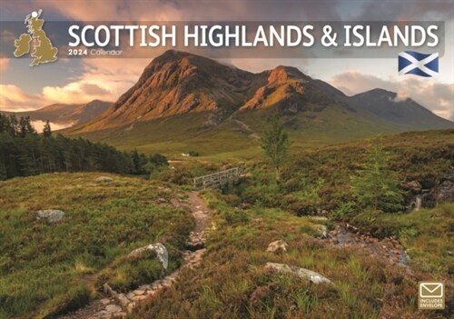 Scottish Highlands & Islands A4 Calendar 2024 (Calendar)