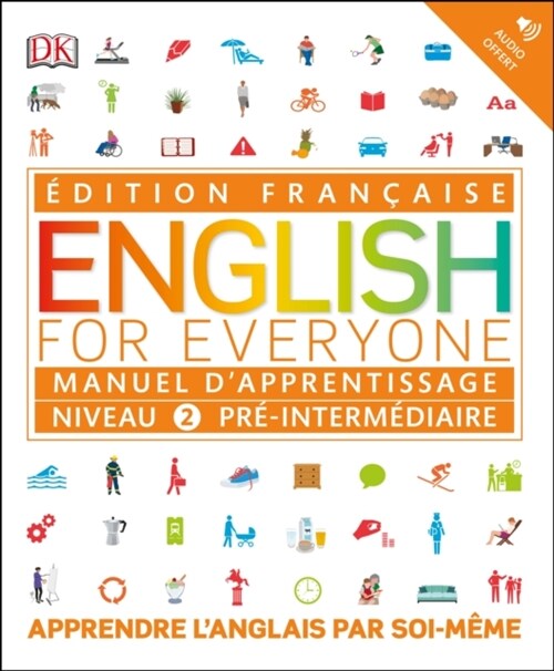 English for Everyone Course Book Level 2 Beginner : French language edition (Paperback)