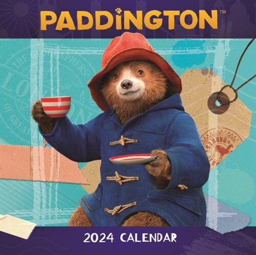 Paddington Bear Movie Square Wall Calendar 2024 (Calendar)