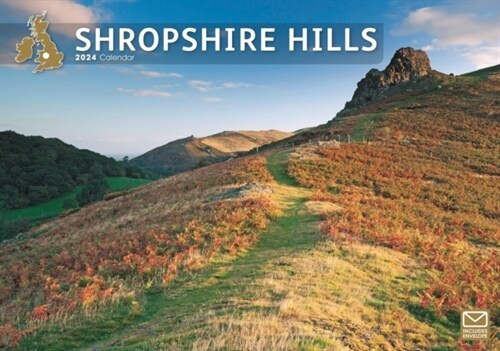 Shropshire Hills A4 Calendar 2024 (Calendar)