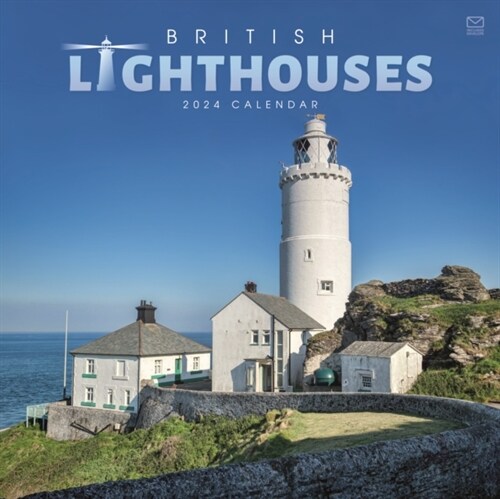 British Lighthouses Square Wall Calendar 2024 (Calendar)