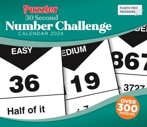 30 Second Number Challenge, Puzzler Box Calendar 2024 (Calendar)