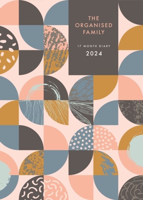 Organised Family (Geometric) Planner A5 Diary 2024 (Diary)