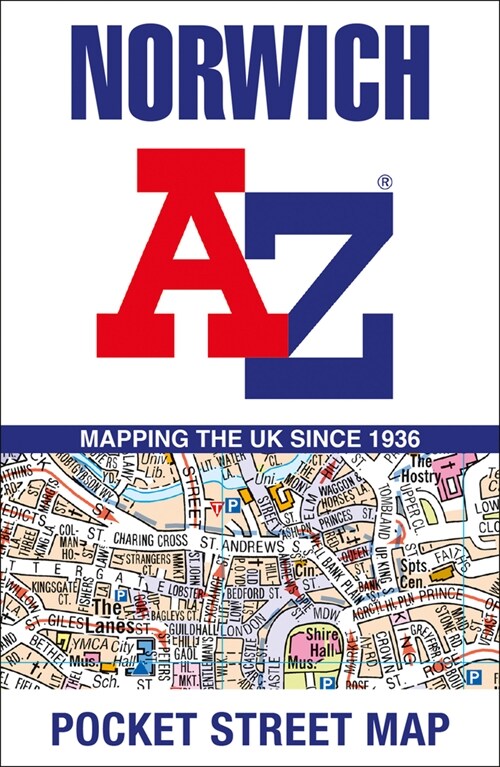 Norwich A-Z Pocket Street Map (Paperback, 2 Revised edition)