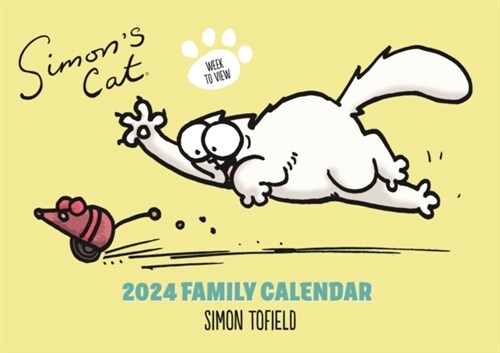 Simons Cat Week-to-View Planner A4 Calendar 2024 (Calendar)
