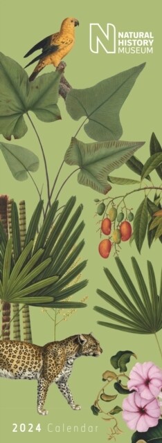 Natural History Museum Botanical Slim Calendar 2024 (Calendar)