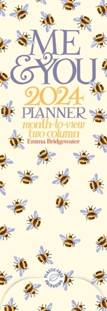 Emma Bridgewater, Me & You Bumblebee Planner Slim Calendar 2024 (Calendar)