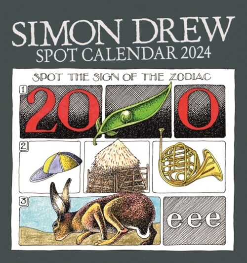 Simon Drew Easel Desk Calendar 2024 (Calendar)