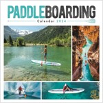 Paddleboarding Square Wall Sunday Start Calendar 2024 (Calendar)