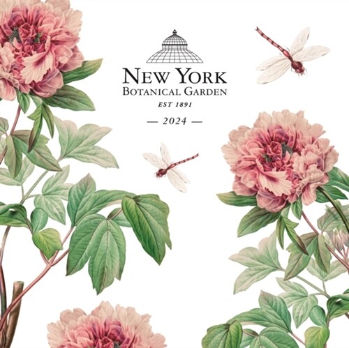 New York Botanical Gardens Illustrated Square Wall Sunday Start  Calendar 2024 (Calendar)