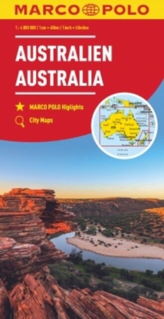 Australia Marco Polo Map (Folded)