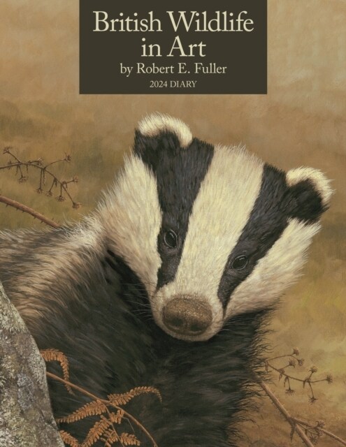 British Wildlife in Art by Robert Fuller Deluxe Diary A5 2024 (Diary)