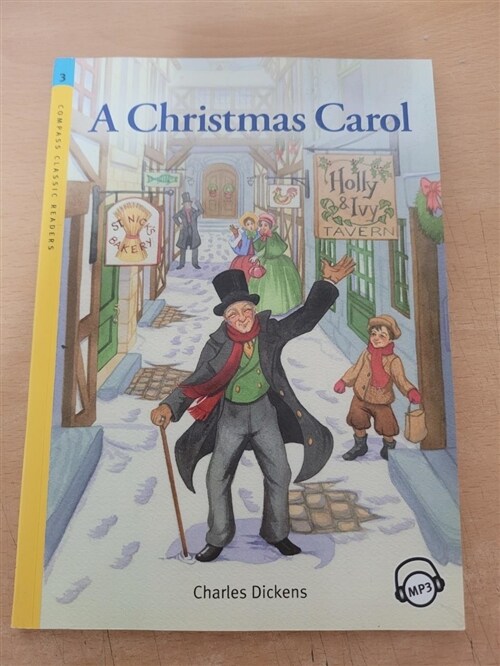 [중고] Compass Classic Readers Level 3 : A Christmas Carol (Paperback + MP3 음원 다운로드)