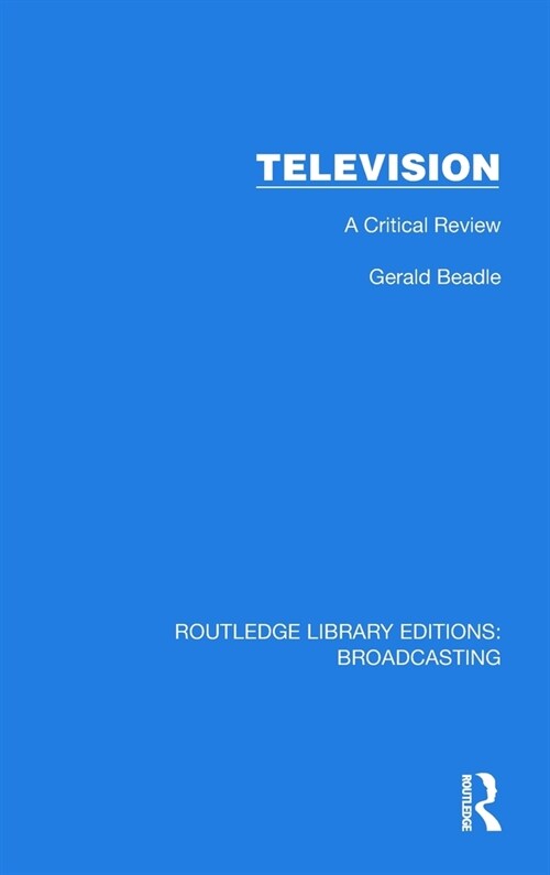 Television : A Critical Review (Hardcover)
