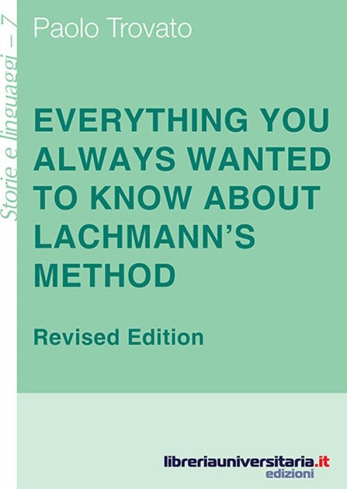 Everything you always wanted to know about Lachmanns method (Paperback)