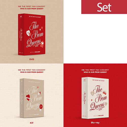 [세트] 아이브 - IVE THE FIRST FAN CONCERT The Prom Queens 3DVD+KiT VIDEO+2BD