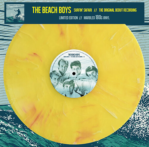 [수입] The Beach Boys - Surfin Safari [180g 옐로우마블 컬러반 LP]