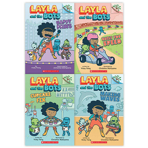 Layla and the Bots 시리즈 4종 세트 (Paperback 4권)