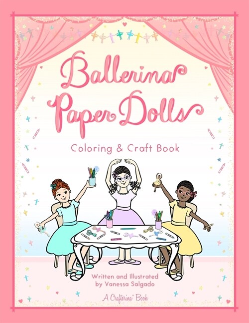 Ballerina Paper Dolls Coloring & Craft Book (Paperback)